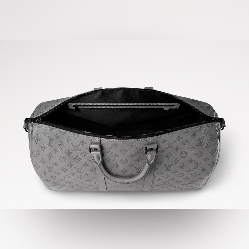 Louis Vuitton Keepall Monogram Gray Duffel Bag - Picture 4 of 16